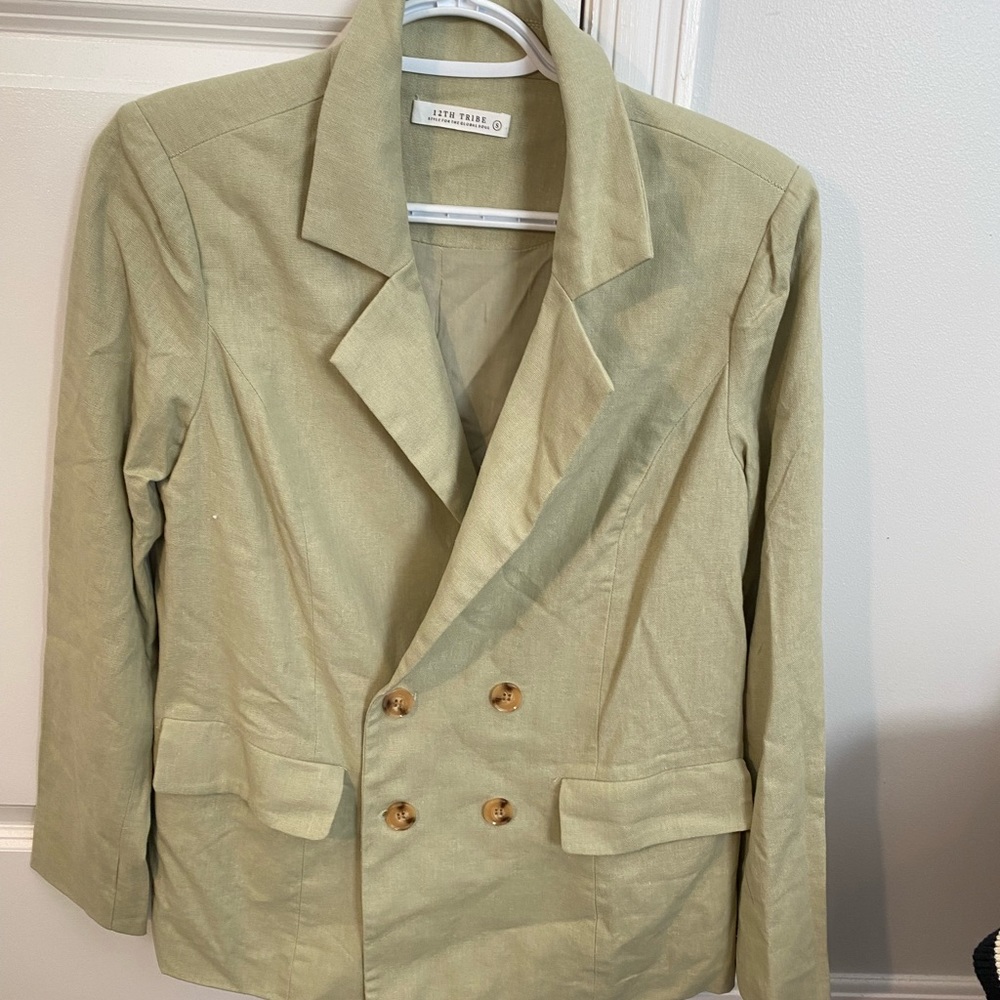 Muted Green Blazer